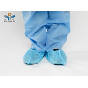 China Ecofriendly Disposable Shoe Protection Covers Waterproof Stiched 35GSM supplier