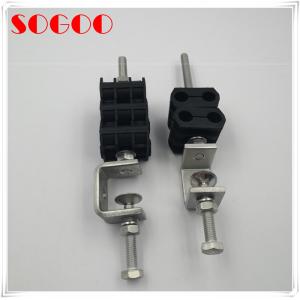 Base Station GSM Rf Cable Clamps Anti Rust 304 Stainless Steel Material