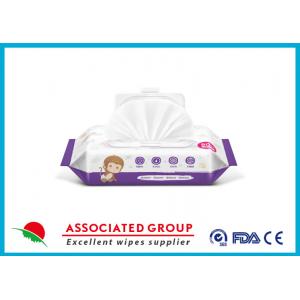 China Naturally Slightly Acidic Biodegradable Wet Wipes For Babies Use , Xylitol Added supplier