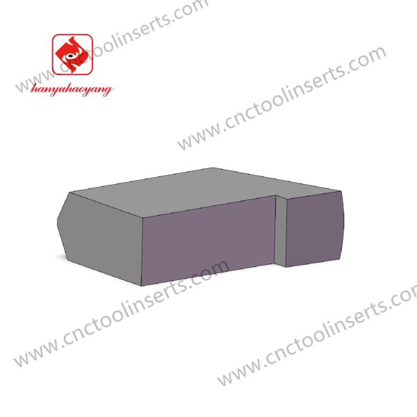 Insertores CNC de ranuras para ranuras flexibles, HL - Z8A - 05 ((6.88), insertores de ranuras no estándar, insertores de herramientas CNC de alta dureza, insertores CNC de ranuras ciegas
