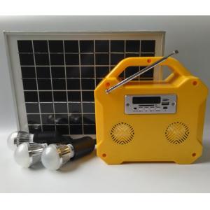 China Camping Small Solar Panel Light Kit Off Grid Solar Power Systems LED Screen supplier