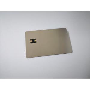 China RFID Smart Credit Card Contact IC Contactless NFC Chip Metal Writable supplier