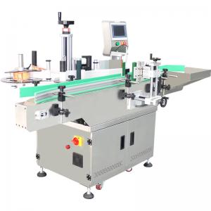 China Textile Automatic Labeling and Packing Machine for Plastic Bottles in Carton Packaging supplier