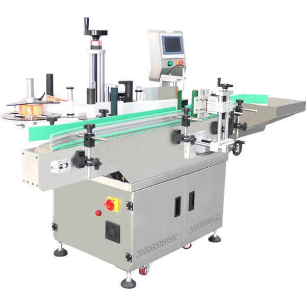 accuracy Automatic Vertical Taper Conical Jars Cups Container Round Bottle Labeling Machine