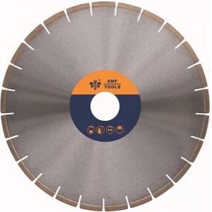 China Silver Brazed 18 / 20 Inches Diamond Circular Saw Blade Granite 50 / 60mm Arbor wholesale