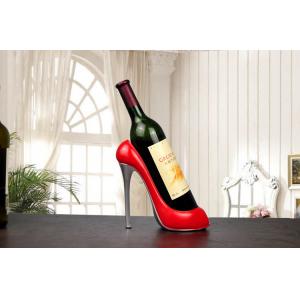 China Non Toxic Resin Ornament Crafts , Custom Color Wine Bottle Holder supplier