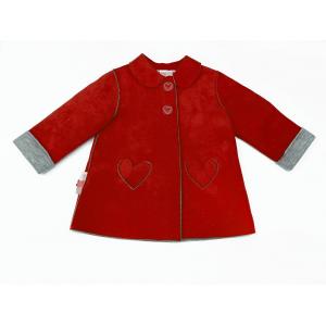 Polyester Fabric Autumn Cute Baby Girl Jackets Cotton