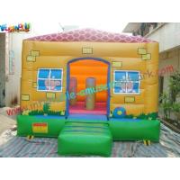 China Peppa Pig Commercial Bouncy Castles , Popular Mini Inflatable House For Childrens on sale