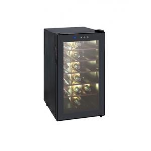 Congelador modificado para requisitos particulares puerta de cristal de la exhibición del sótano del refrigerador de vino de la encimera de Sceen del tacto