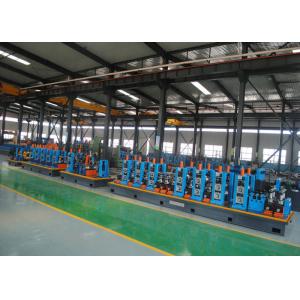 Stainless Steel ERW tube Mill , 21 - 63mm Diameter Pipe Welding Line