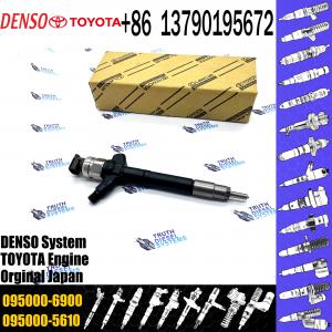095000-6900 0950006900 Common Rail Fuel Injector 23670-0R160 23670-0R110 Auto Parts For Toyota Avensis 2.2 D 2AD-FTV