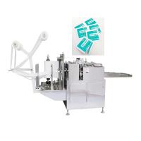 China Horizontal Alcohol Swab Machine Mechanical 3KW Wipes Packaging Machine on sale