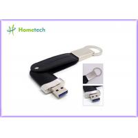 China Key Chain Leather USB Flash Disk / Flash Memory Stick Pen Thumb Drive on sale