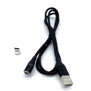 Fast Charging 5A 6A 3 In 1 Magnetic USB Cable Flexible USB C Micro USB