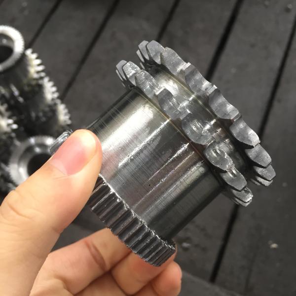 m1 spur gear wheel 56 teeth and duplex 08-2b 22t roller chain sprocket