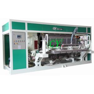 China Electric Paper Fruit Tray Packaging Machine With Wooden Case supplier