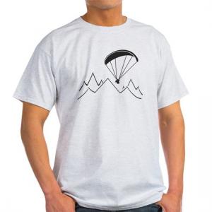 China Custom Paragliding Paramotor short Sleeve T shirt  Paragliding Pictogram Flight Sports  cheap price fast delivery supplier