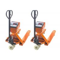 China Electronic Yellow 2.5 Ton High Accuracy Hand Pallet Jack With Weight Scale on sale