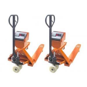 Electronic Yellow 2.5 Ton High Accuracy Hand Pallet Jack With Weight Scale