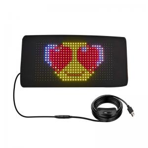 China Rolling Bright Flexible Advertising Led Sign 5V Led Usb Car Sign Bluetooth App Control supplier