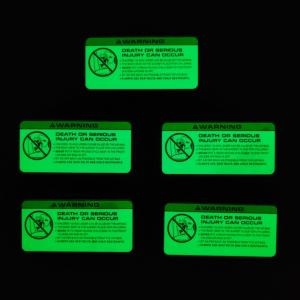 China Clothes Glow In The Dark Logo Eco Friendly Hot Press Stickers Customizable wholesale