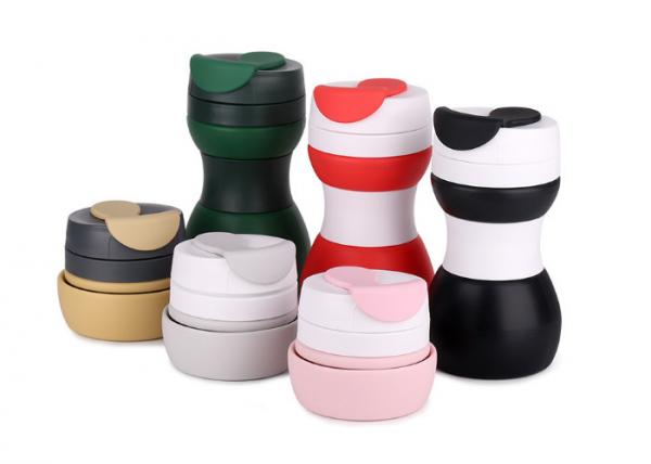 Premium Quality , Foldable Silicone Travel Mug , Food Safety Silicone Coffee Mug