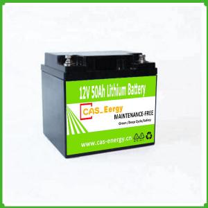 China Long life lifepo4 lithium battery 12v 50ah li-ion battery for solar light supplier