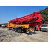 China EURO V 排放基準 建設現場プロジェクト用 120-180m3/h の出力と赤色の使用コンクリートポンプトラック wholesale