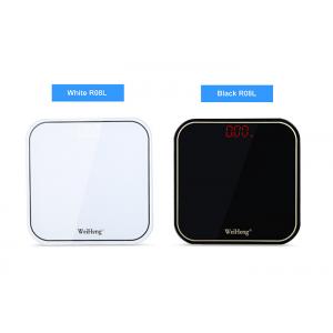 China White / Black Accurate Weight Scale , 180kg Maximum Load Digital Bathroom Scale supplier
