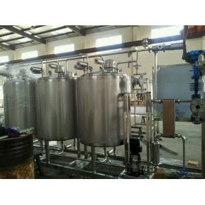 PLC Control Cip Cleaning System 3000L  / Cip Tank In Water Treatment