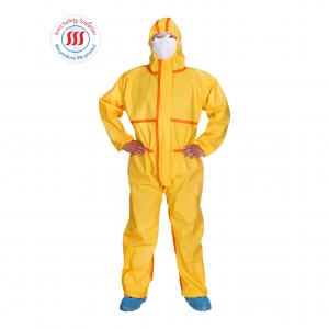 Decontamination Heavy Duty Protective Coverall Disaster Management Biological Hazard Jumpsuit