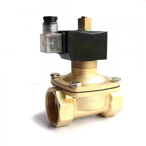 China 2W-160-15B Water Filter Solenoid Valve Stainless Steel Brass Pilot Operating supplier