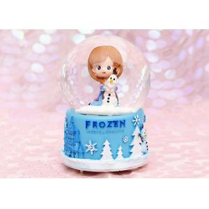 Transparent Crystal Home Decorations Crafts , Rotating Crystal Ball Music Box