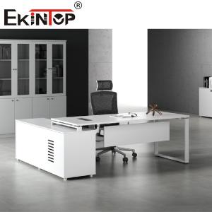 Modern Wood Top Executive Office Furniture Extendable Computer Office Desk