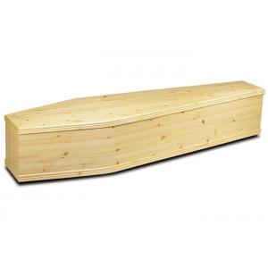 China Natural Color Old West Coffin , Handmade Funeral Coffins And Caskets supplier