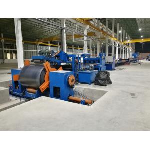 China Standard cut to length line , hot rolled mild steel light pole machine for 6m 8m 14m supplier