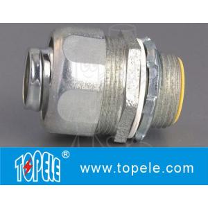 China Flexible Conduit And Fittings , Straight Malleable Iron Liquid Tight Connector supplier