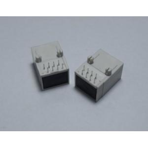 Computer RJ45 Female Connector , PCB Shielded Ethernet Connector UL Approved