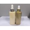 China 50ml Glass Dropper Bottles Eye Essential Oil Bottles With Plastic Collar Various Color And Printing wholesale