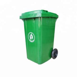 China 63G Outdoor Plastic Trash Can Polypropylene UV 240L Plastic Rubbish Bin supplier