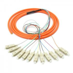 Singlemode ST LC optical fiber patch cord cables with CE / ROHS Approval