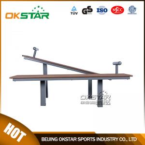 China outdoor fitness equipment garden sit up bench for body building supplier