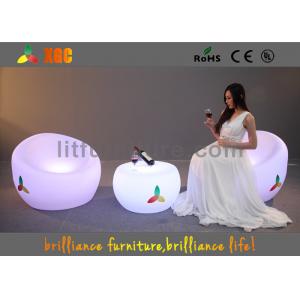 China Chaise incassable de sofa de LED, meubles à télécommande d'éclairage de LED supplier