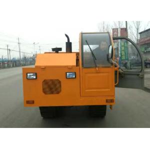 Cab Enclosed 1T - 10T Hydraulic Mini Dumper , Small Crawler Dump Truck