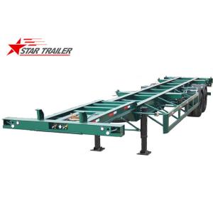 China de 20ft do reboque do chassi do mar do recipiente reboque esqueletal semi, tipo do eixo de Fuwa supplier