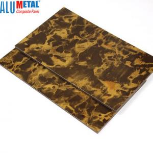 2440mm Anodized Marble Aluminum Composite Panel Acp Sheet White 7mm Aluminium Plate
