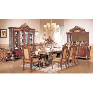 OEM ODM Wooden Square Dining Table With 6 Chairs Dining Room Sets