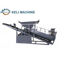 China Sand And Stone Separator Mobile Vibrating Sand Screen Machine 500mm 2.3*1.1m on sale