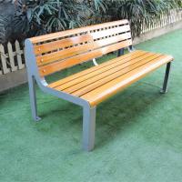 China Modern Solid Wood Outdoor Bench Solid Timber Bench 1400mm 1800mm Long on sale