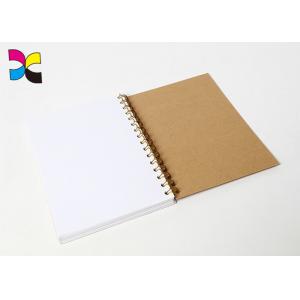 Custom Spiral Bound Notebook Agenda Planner Printing Lamination Surface Finishing